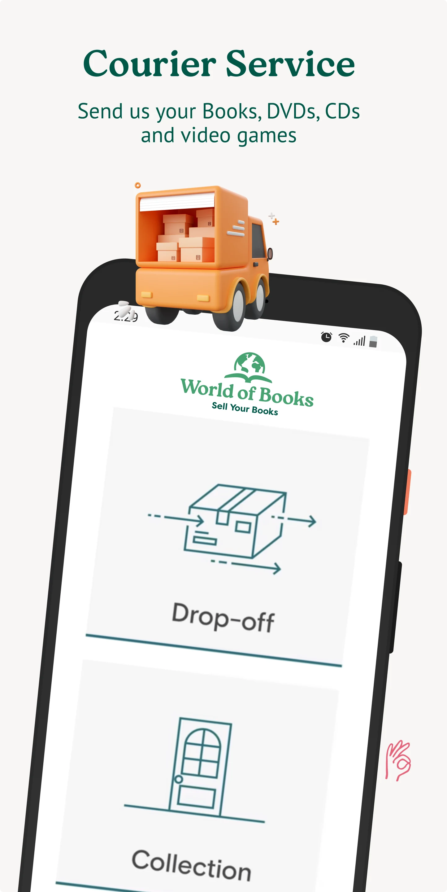 Sell books with World of Books screenshot