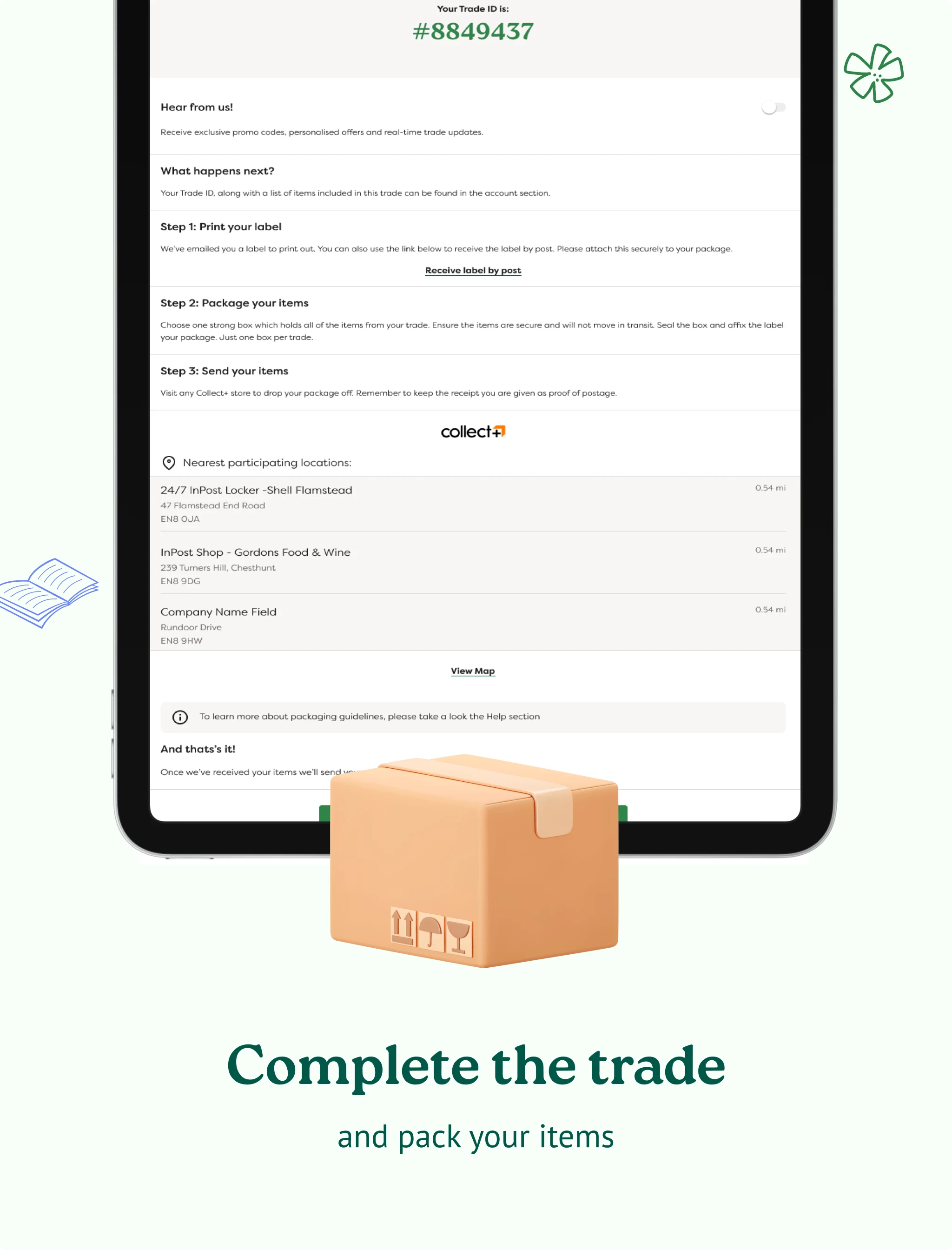 Sell books with World of Books screenshot