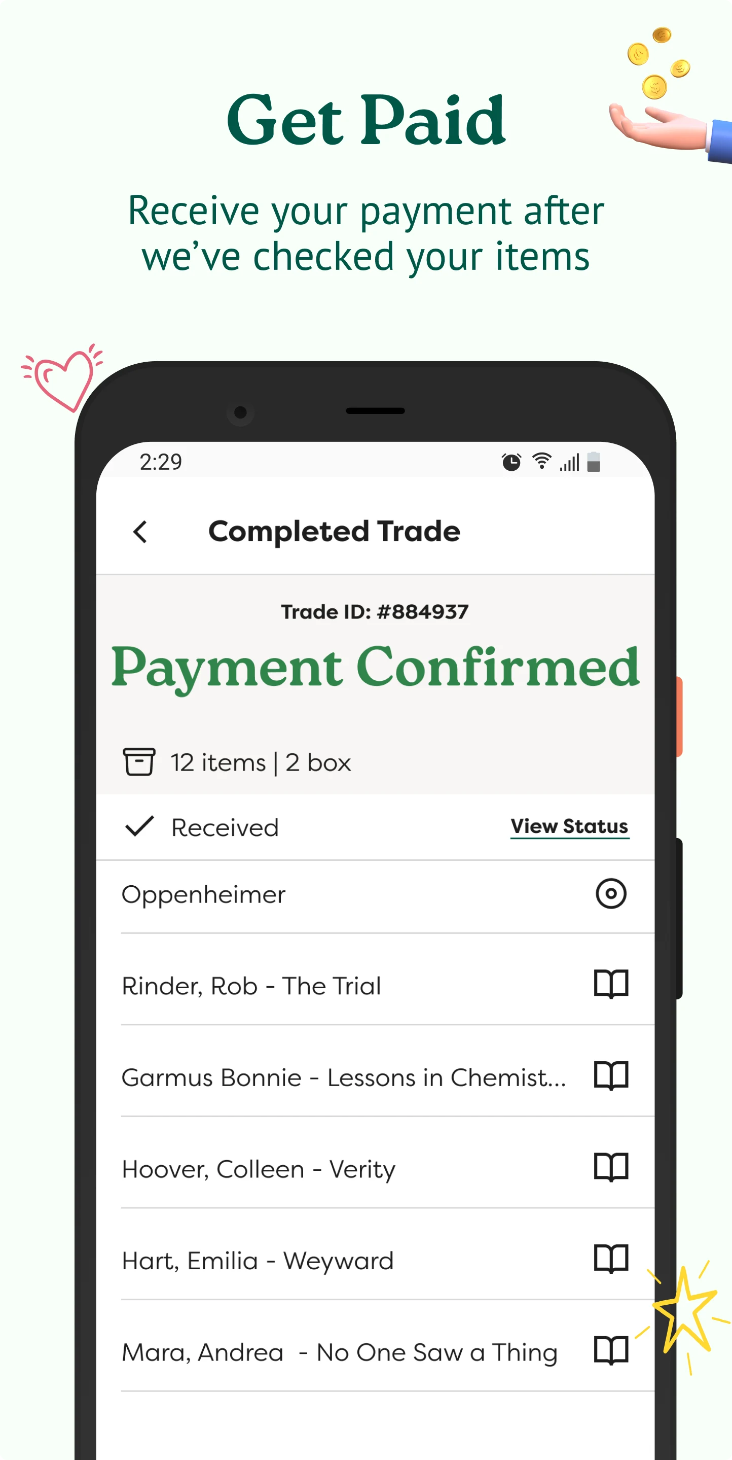 Sell books with World of Books screenshot